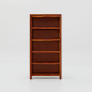 Solid Wood Bookshelf for Book Storage in Natural Finish