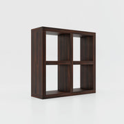 Wooden Open Bookshelf For Book Storage in Maple Finish