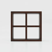 Wooden Open Bookshelf For Book Storage in Maple Finish