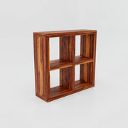 Wooden Open Bookshelf For Book Storage in Maple Finish