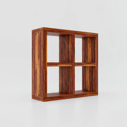 Wooden Open Bookshelf For Book Storage in Maple Finish
