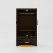 Wooden Wardrobe for Bedroom & Living Room in Walnut Finish