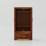 Wooden Wardrobe for Bedroom & Living Room in Walnut Finish