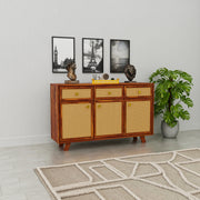 Wooden Sideboard Cabinet with Drawer for Living Room