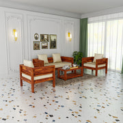 Solid Wood 5 Seater Sofa Set for Living Room & Home