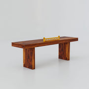 Solid Wood Dining Table 6 Seater in Natural Finish