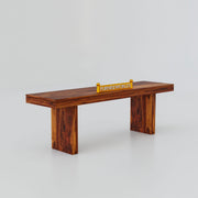 Solid Wood Dining Table 6 Seater in Natural Finish