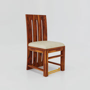 Solid Wood Dining Table 6 Seater in Natural Finish