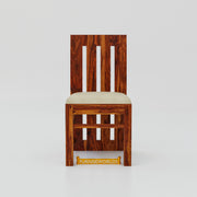 Solid Wood Dining Table 6 Seater in Natural Finish