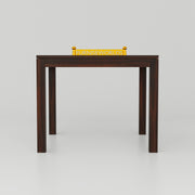 Solid Wood 2 Seater Dining Table Set In Honey Finish