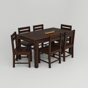 Wooden Dining Table 6 Seater for Living Room
