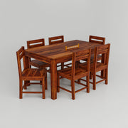Wooden Dining Table 6 Seater for Living Room