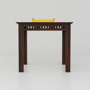 Wooden Dining Table 2 Seater with Chairs for Dining Room & Cafe