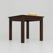 Wooden Dining Table 2 Seater with Chairs for Dining Room & Cafe