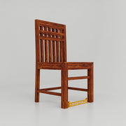 Wooden Dining Table 2 Seater with Chairs for Dining Room & Cafe