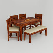 Wooden Dining Table 6 Seater for Dining Room