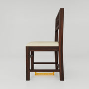 Solid Wood  Dining Table 4 Seater with Chairs & Bench for Home