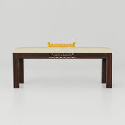 Solid Wood Dining Table 6 Seater with Bench for Kitchen &  Home