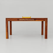 Solid Wood  Dining Table 4 Seater with Chairs & Bench for Home