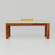 Solid Wood Dining Table 6 Seater with Bench for Kitchen &  Home