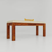 Solid Wood Dining Table 6 Seater with Bench for Kitchen &  Home