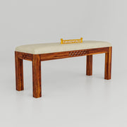 Solid Wood Dining Table 6 Seater with Bench for Kitchen &  Home