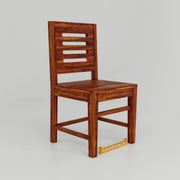 Solid Wood Dining Table 6 Seater with Cushioned Chair for Dining Room