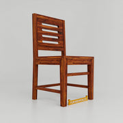 Solid Wood Dining Table 6 Seater with Cushioned Chair for Dining Room