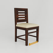 Solid Wood Dining Table 2 Seater for Dining Room in Honey Finish