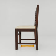 Solid Wood Dining Table 2 Seater for Dining Room in Honey Finish