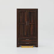 Wooden Wardrobe for Bedroom & Living Room in Walnut Finish