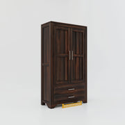 Wooden Wardrobe for Bedroom & Living Room in Walnut Finish