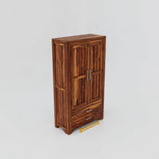 Wooden Wardrobe for Bedroom & Living Room in Walnut Finish