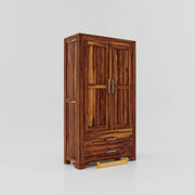 Wooden Wardrobe for Bedroom & Living Room in Walnut Finish