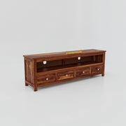 Solid Wood Tv Unit for Living Room & Bedroom in Teak Finish
