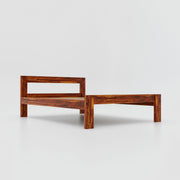 Solid Wood Queen Size Bed without Storage for Bedroom