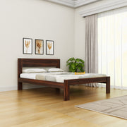 Solid Wood Single Bed for Bedroom & Hall In Provincial Finish