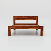 Solid Wood Single Bed for Bedroom & Hall In Provincial Finish