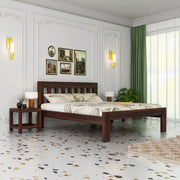 Solid Wooden Single Bed with Elegant Design for Bedroom Furniture