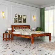 Solid Wooden Single Bed with Elegant Design for Bedroom Furniture