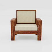 Solid Wood Single Seater Sofa for Living Room Home