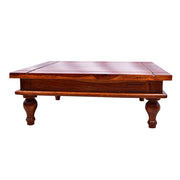 Solid Wood Pooja Chowki in Maple Finish