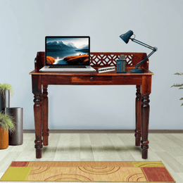 Solid Wood Console Table with Drawer for Living Room