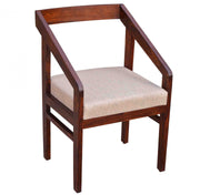 Wooden Armchair with Cushions for Home