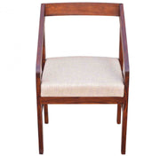 Wooden Armchair with Cushions for Home