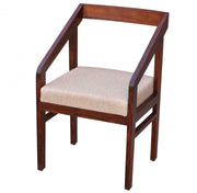 Wooden Armchair with Cushions for Home