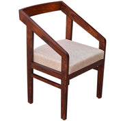 Wooden Armchair with Cushions for Home