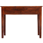 Solid Sheesham Wood Writing Table for Students in Teak Finish