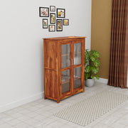 Premium Wooden Bookshelf With 2 Door for Living Room
