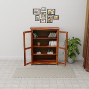 Premium Wooden Bookshelf With 2 Door for Living Room
